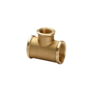 Raccordo T in ottone F-F-F